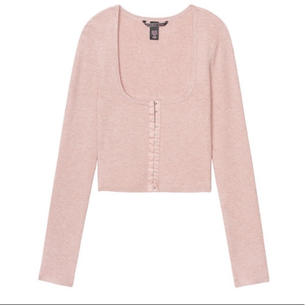 NWOT VICTORIA’S SECRET Pink Cropped Top - Picture 3 of 3